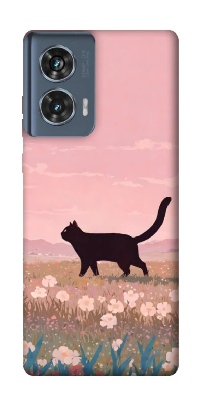 Чохол на Motorola Edge 50 cat on a field фото 1 з 1