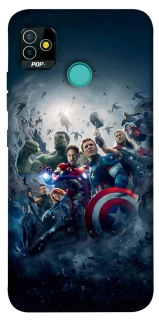 Чехол на TECNO POP 5 Marvel heroes фото 1 из 1