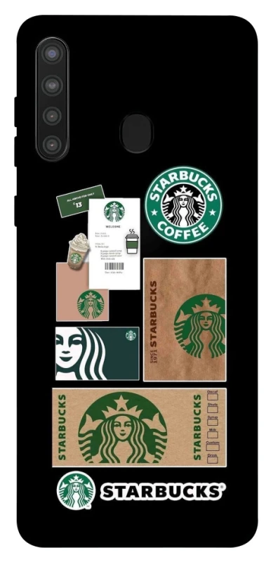 Чехол на Samsung Galaxy A21 Starbucks coffee фото 1 из 1