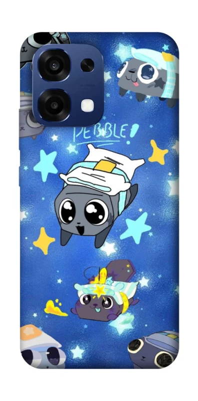 Чохол на Oppo A6 Pro 4G/5G Pebble kitten stars фото 1 з 2