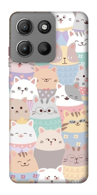 Чохол на Motorola Moto G15 4G Funny Kittens ver.2 фото 1 з 1