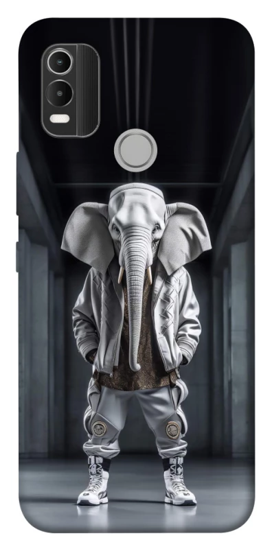 Чохол на Nokia C21 Plus Слон v2 фото 1 з 1