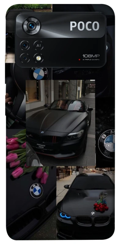 Чохол на Xiaomi Poco X4 Pro 5G BMW collage ver.4 фото 1 з 1