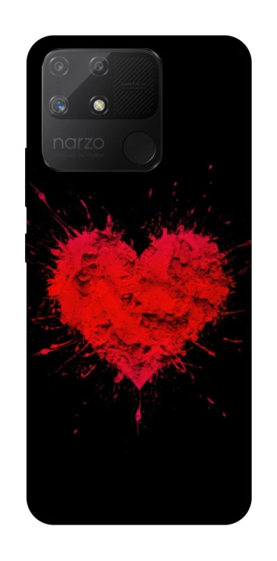 Чехол на Realme Narzo 50A Splash heart фото 1 из 1