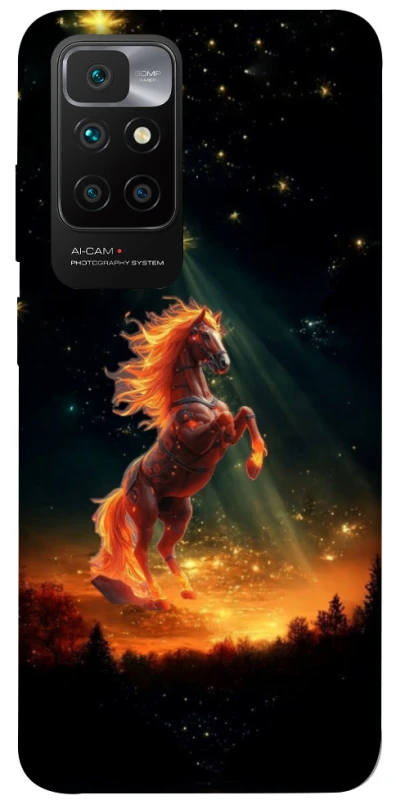 Чохол на Xiaomi Redmi 10 Red Fire Horse ver.2 фото 1 з 1