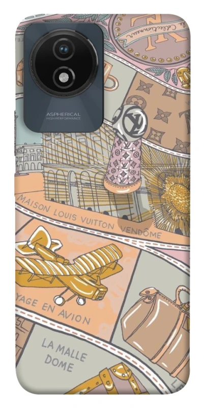 Чехол на Vivo Y02 Fashion collage ver.2 фото 1 из 1