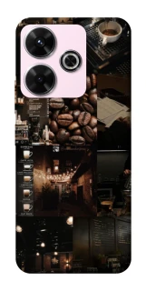 Чохол на Xiaomi Poco M6 4G Coffee collage ver.1 фото 1 з 1