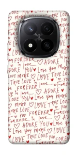 Чохол на Xiaomi Redmi Note 14 Pro+ 5G Love aesthetic ver.4 фото 1 з 1