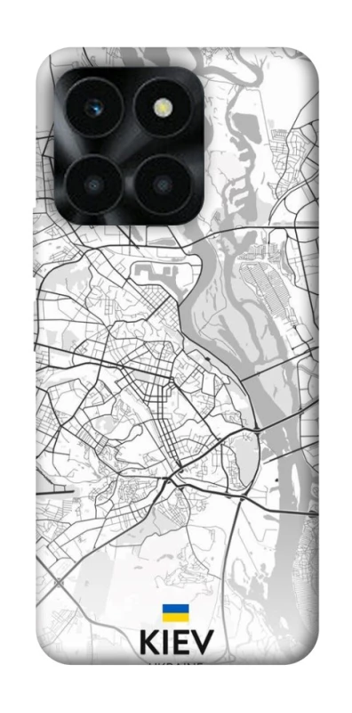 Чохол на Huawei Honor X6a Kiev white map фото 1 з 1