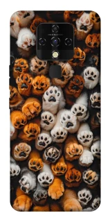 Чехол на TECNO Camon 16 SE Сat paws фото 1 из 1