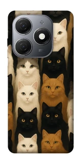 Чехол на TECNO Spark 20 Colorful Cat Collage фото 1 Чехол на TECNO Spark 20 Colorful Cat Collage фото 1 из 1