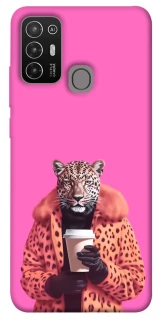 Чехол на ZTE Blade A52 Леопард с кофе фото 1 из 1