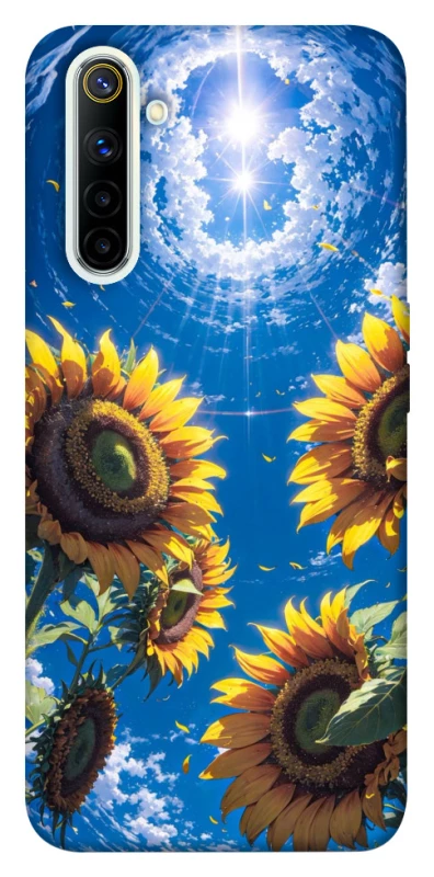Чехол на Realme 6 Sunflowers фото 1 из 1