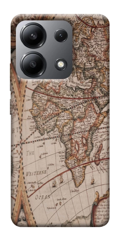 Чохол на Xiaomi Redmi Note 13 4G Карта подорожей фото 1 з 1