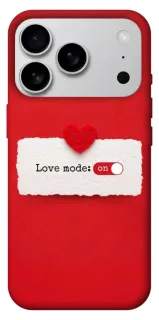 Чехол на Apple iPhone 18 Pro Max Love Mode ON фото 1 из 1