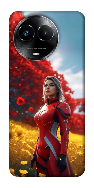 Чохол на Realme C67 4G Cyber space girl ver.5 фото 1 з 1