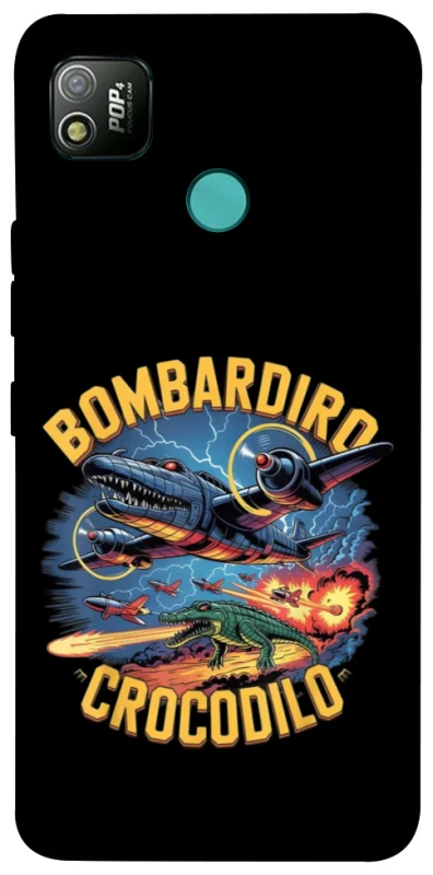 Чехол на TECNO POP 4 Bombardino Crocodilo v2 фото 1 из 1