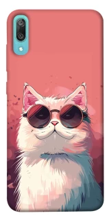 Чохол на Huawei Y6 Pro (2019) Сat with glasses фото 1 з 1