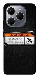 Чехол на TECNO Spark 20 Pro Warning фото 1 из 1