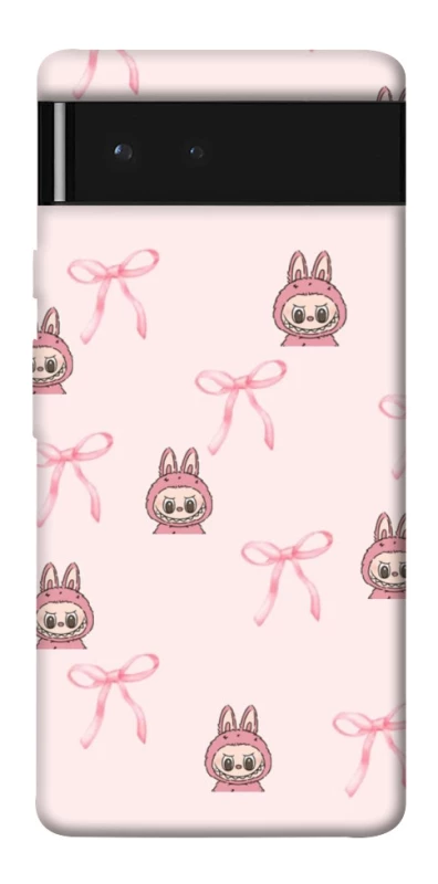 Чохол на Google Pixel 6 Pink bows and Labubus фото 1 з 1