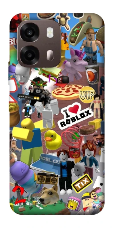 Чохол на Oppo A6 Roblox collage ver.5 фото 2 з 2