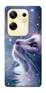 Чехол на Infinix Zero 30 4G Snow cat фото 1 из 1