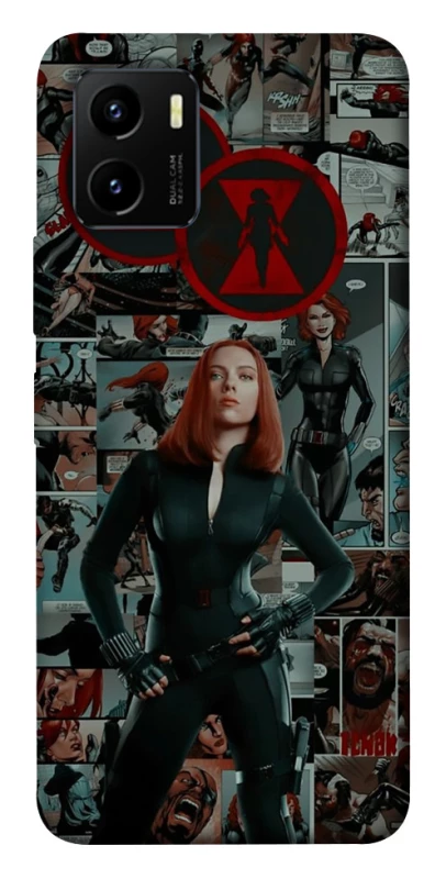 Чехол на Vivo Y15s Black Widow фото 1 из 1