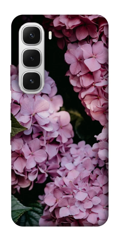Чохол на Infinix Hot 60i Рожеві гартензії фото 1 з 1