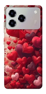 Чохол на ZTE Blade A76 Many hearts фото 1 з 1