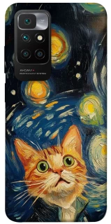 Чохол на Xiaomi Redmi 10 paint cat фото 1 з 1
