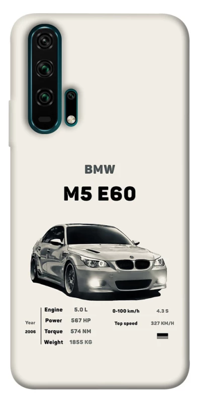 Чехол на Huawei Honor 20 Pro BMW M5 E60 фото 1 из 1