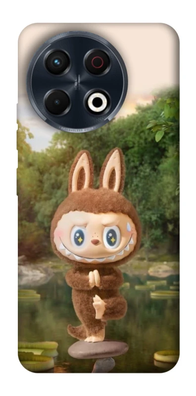 Чехол на TECNO Spark 30 Pro (KL7) Labubu Yoga фото 1 из 1