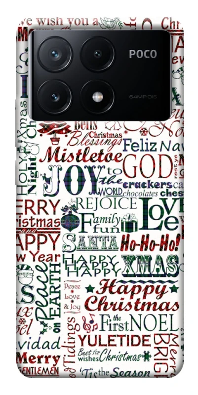 Чохол на Xiaomi Poco X6 Christmas mood ver.3 фото 1 з 1