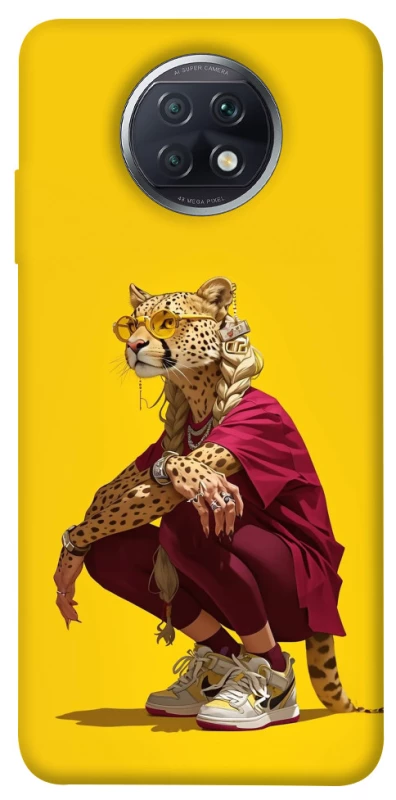Чехол на Xiaomi Redmi Note 9 5G / Note 9T Ягуар фото 1 из 1