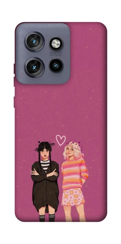 Чохол на Motorola Edge 50 Neo Raven & Rainbow Wednesday фото 1 з 1