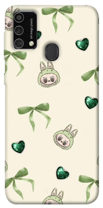 Чохол на Samsung Galaxy M21s Labubu Green Heart фото 1 з 1