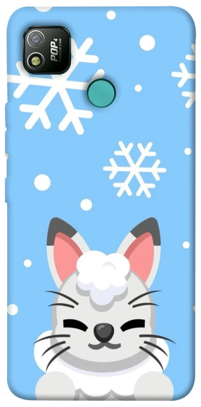 Чехол на TECNO POP 4 Adopt Me Snow Kitty Smile фото 1 из 1