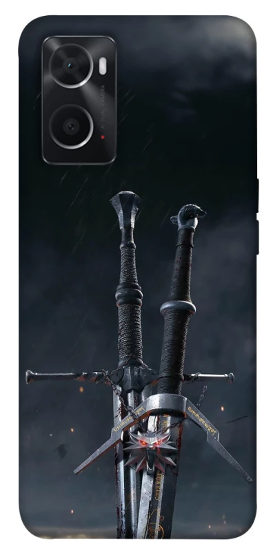 Чохол на Oppo A76 4G Мечі Ведьмака фото 1 з 1