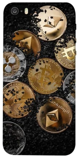 Чехол на Apple iPhone 5/5S/SE Many coins v2 фото 1 из 1