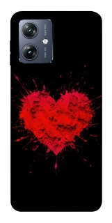 Чохол на Motorola Moto G54 Splash heart фото 1 Чохол на Motorola Moto G54 Splash heart фото 1 з 1