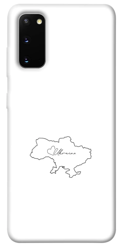 Чехол на Samsung Galaxy S20 Ukraine map фото 1 из 1