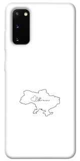 Чехол на Samsung Galaxy S20 Ukraine map фото 1 из 1