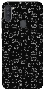 Чохол на Samsung Galaxy A11 Black Cats фото 1 з 1