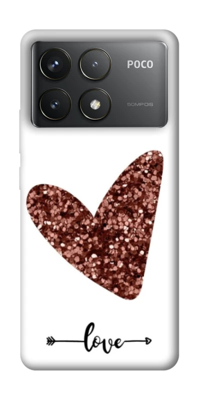 Чохол на Xiaomi Poco F6 Pro Love rose фото 1 з 1