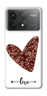 Чохол на Xiaomi Poco F6 Pro Love rose фото 1 з 1