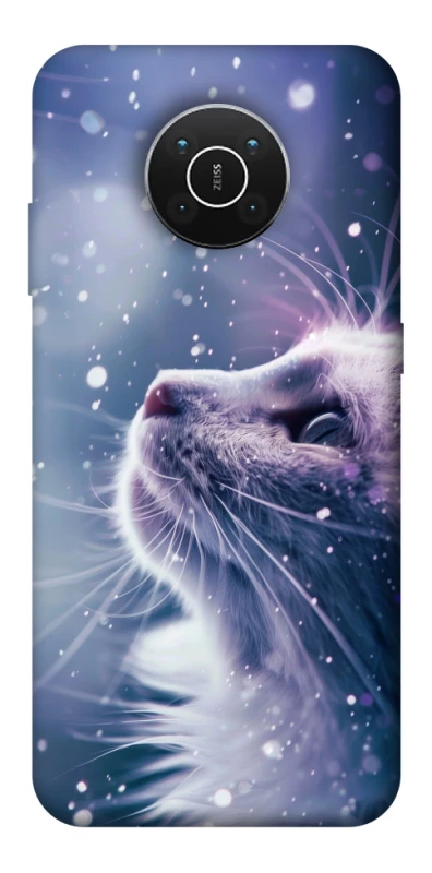 Чехол на Nokia X10 / X20 Snow cat фото 1 из 1