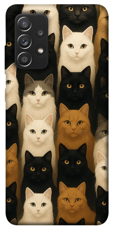 Чохол на Samsung Galaxy A52 4G / A52 5G Colorful Cat Collage фото 1 з 1