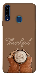 Чохол на Samsung Galaxy A20s Thankful coffee фото 1 з 1