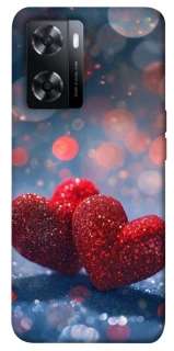 Чехол на Oppo A57s Red hearts фото 1 из 1