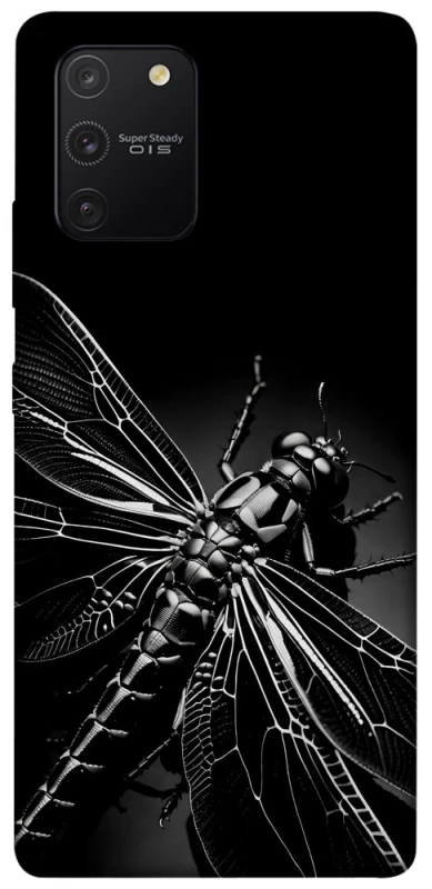 Чохол на Samsung Galaxy S10 Lite Black dragonfly фото 1 з 1